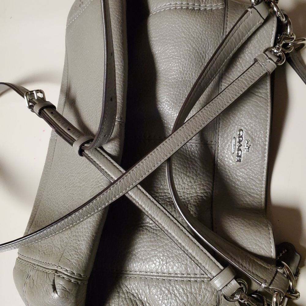 COACH Lexy shoulder bag in refined natural pebble leather - Picture 10 of 10